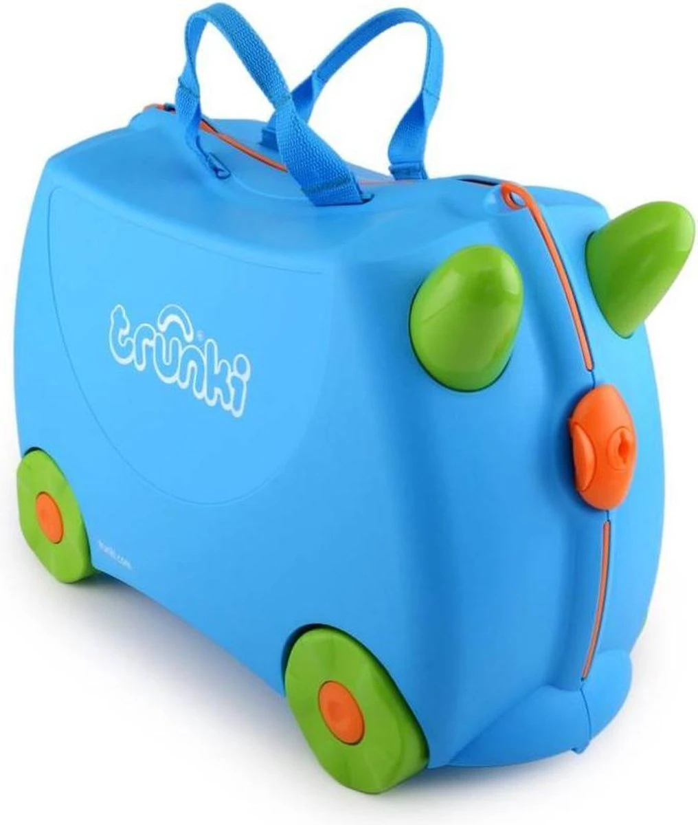 Trunki Ride-On Handbagage Koffer 46 Cm - Terrance 1 Trunki Ride-On Handbagage Koffer 46 Cm - Terrance
