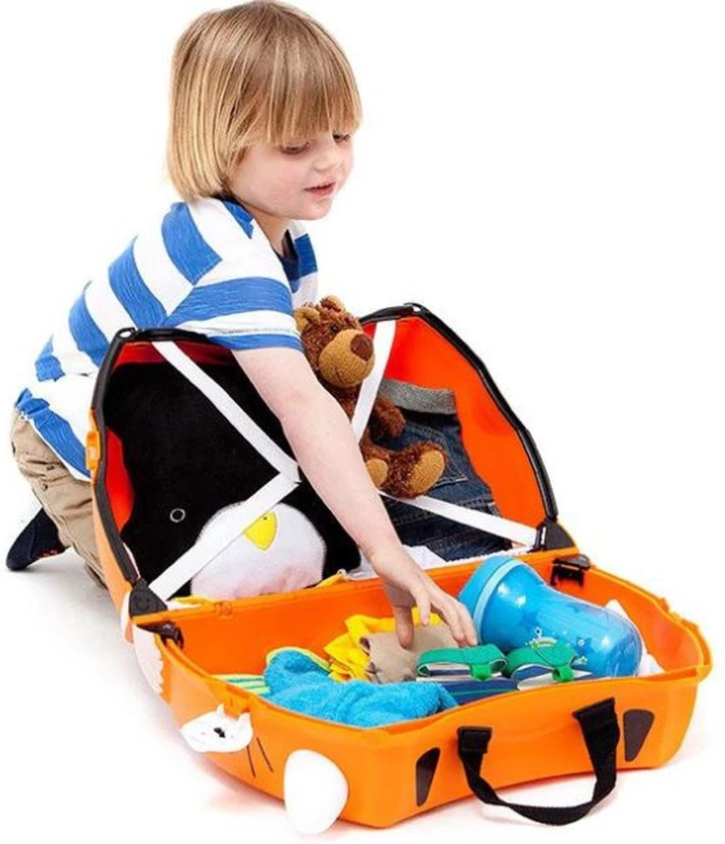 Trunki Ride-On Handbagage Koffer 46 Cm - Tijger Tipu 13 Trunki Ride-On Handbagage Koffer 46 Cm - Tijger Tipu - Afbeelding 13