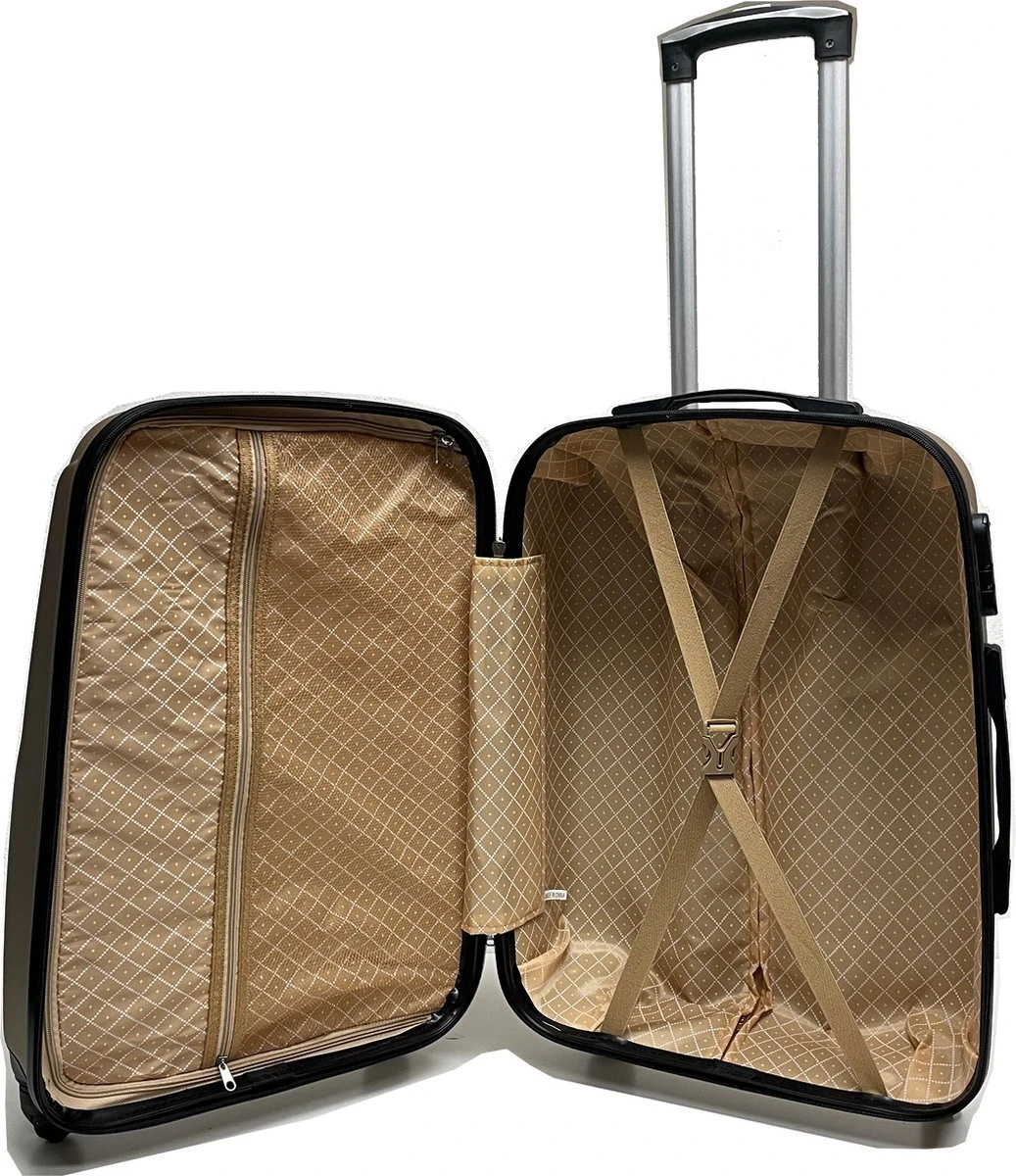Castillo Travelerz 4 Delige ABS Kofferset - Champagne 3 Castillo Travelerz 4 Delige ABS Kofferset - Champagne - Afbeelding 3