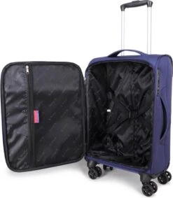 Decent D-Upright Handbagage Koffer - 55 Cm - TSA Slot - Donkerblauw -Reizen Verkoopwinkel 1046x1200