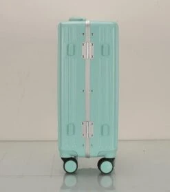 TOP AA Reis Kofferset - Trolleyset 3-delig Met TSA Slot Aluminum Frame, Kleine Cabine En Groot, ABS Luggage, (20+24+28 Inches 3 Pc Set), Roze/pink -Reizen Verkoopwinkel 1062x1200