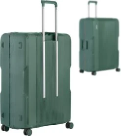 CarryOn Protector Luxe Grote Reiskoffer - Trolley 77cm Met TSA-klikslot - Ultrasterk - Groen -Reizen Verkoopwinkel 1067x1200
