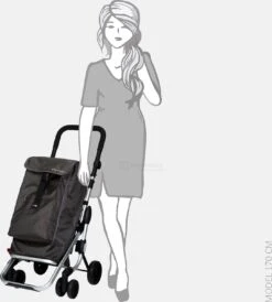 Playmarket Go Up Boodschappentrolley Dark Grey -Reizen Verkoopwinkel 1083x1200