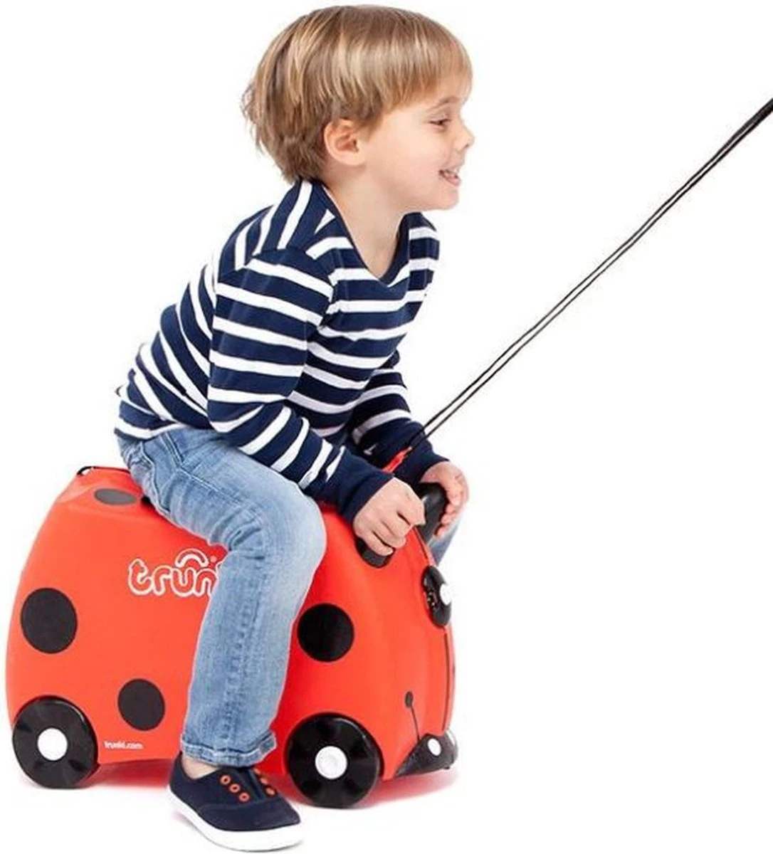 Trunki Ride-On Handbagage Koffer 46 Cm - Lieverheersbeestje Harley 11 Trunki Ride-On Handbagage Koffer 46 Cm - Lieverheersbeestje Harley - Afbeelding 11