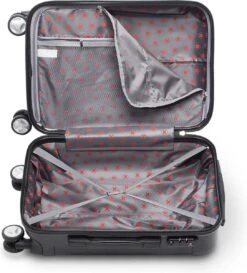 Swiss Alps - Handbagage Koffer - 55x35x22 Cm - 4 Wielen - Zwart -Reizen Verkoopwinkel 1086x1200