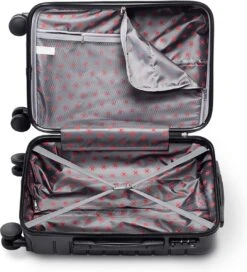 Swiss Alpine 2.0 - Handbagage Koffer - 55x35x20 Cm - 4 Wielen - Zwart -Reizen Verkoopwinkel 1089x1200