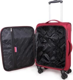 Decent D-Upright Handbagage Koffer - 55 Cm - TSA Slot - Bordeaux Rood -Reizen Verkoopwinkel 1093x1200 1