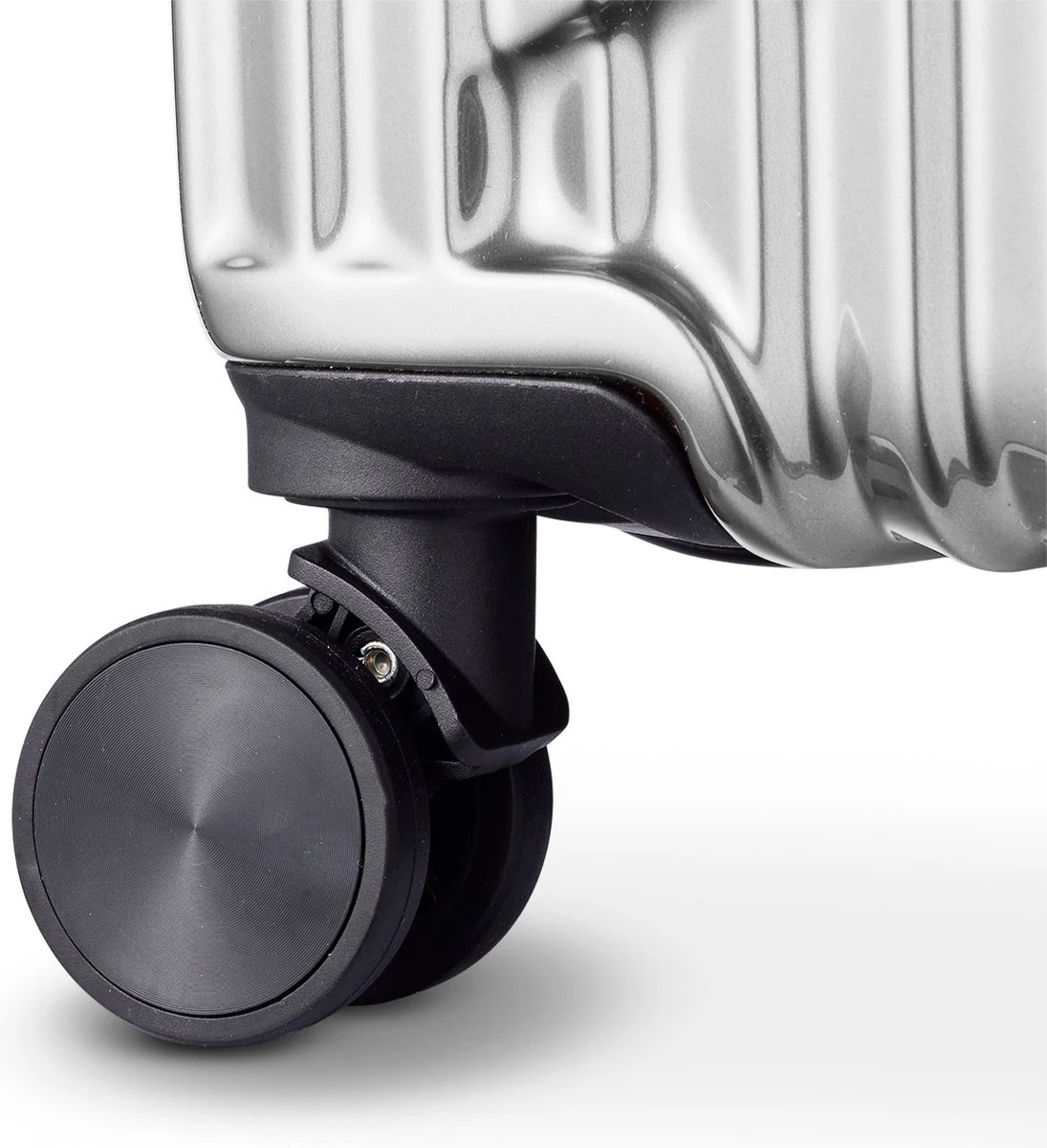 Tesla PC - Reiskoffer - 65 Cm - 4 Wielen - Zilver 5 Tesla PC - Reiskoffer - 65 Cm - 4 Wielen - Zilver - Afbeelding 5