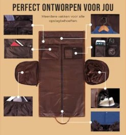 JeRie Weekendtas Voor Dames En Heren - Reistas Handbagage - 100% Echt PU Leer - Sporttas - Duffel Bag - Tas - Bruin -Reizen Verkoopwinkel 1119x1200 1