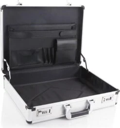 Dermata Laptoptas / Werktas / Aktetas - Business - Zilver - -Reizen Verkoopwinkel 1126x1200 2