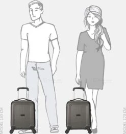 Decent Handbagage Koffer / Trolley / Reiskoffer - 42 Cm - 24 Liter - ABS - Maxi Air - Grijs -Reizen Verkoopwinkel 1132x1200 1