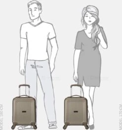 Decent Handbagage Koffer / Trolley / Reiskoffer - 42 Cm - 24 Liter - ABS - Maxi Air - Champagne -Reizen Verkoopwinkel 1132x1200