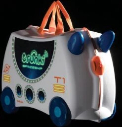 Trunki Ride-on Reiskoffer Incl. Stickers - Skye Ruimteschip -Reizen Verkoopwinkel 1156x1200