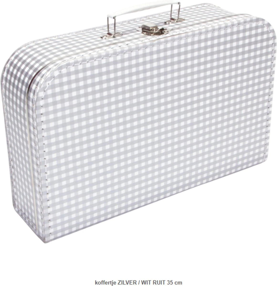 Logeerkoffer Ruit - Kinderkoffer- Kraamcadeau - Geboortecadeau - Opa En Oma 2 Logeerkoffer Ruit - Kinderkoffer- Kraamcadeau - Geboortecadeau - Opa En Oma - Afbeelding 2