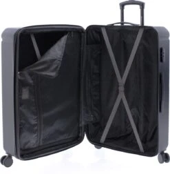 Gladiator Tropical Grote Koffer Expandable - 77 Cm - 105/117 Liter - Zwart -Reizen Verkoopwinkel 1174x1200