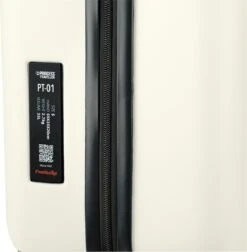 Princess Traveller PT01 - Handbagagekoffer - Pearl White - S - 55cm -Reizen Verkoopwinkel 1178x1200