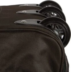 New Rebels Roll-able Trolley - Reistas - Weekendtas - Sporttas 80 Cm - Zwart -Reizen Verkoopwinkel 1181x1200