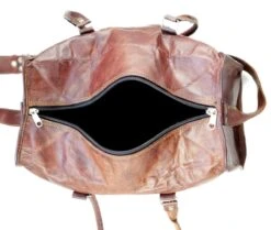 Merkloos Reistas Van ECHTE LEER - Sporttas - Weekendtas MALAGA Echte Leder - Cognac Bruin -HANDGEMAAKTE VINTAGE STIJL Duffel Tas -Reizen Verkoopwinkel 1200x1017 1