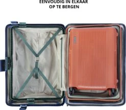 CarryOn Protector Luxe Kofferset - TSA Trolleyset M+L Formaat Met Kliksloten - Terra -Reizen Verkoopwinkel 1200x1046 3