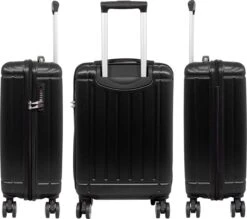 Travelsuitcase - Parma- Losse Reiskoffer - Polycarbonaat- Zwart - Hoogglans - Maat S / 42 Liter -Reizen Verkoopwinkel 1200x1065 1