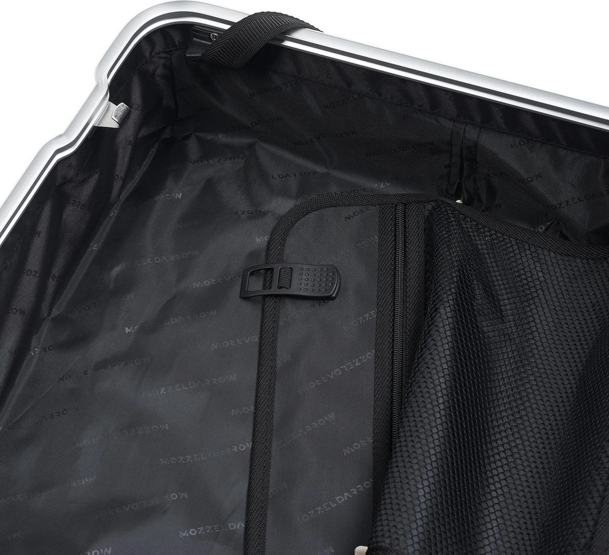 Aluminium Handbagage Koffer Mozzel Darrow - Reiskoffer Met Wielen - 51cm - Harde Koffer - Zilver 5 Aluminium Handbagage Koffer Mozzel Darrow - Reiskoffer Met Wielen - 51cm - Harde Koffer - Zilver - Afbeelding 5