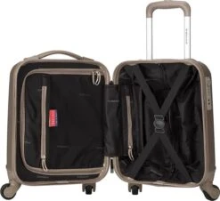 Decent Handbagage Koffer / Trolley / Reiskoffer - 42 Cm - 24 Liter - ABS - Maxi Air - Champagne -Reizen Verkoopwinkel 1200x1096