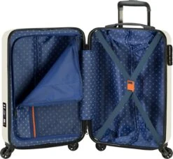 Princess Traveller PT01 - Handbagagekoffer - Pearl White - S - 55cm -Reizen Verkoopwinkel 1200x1110