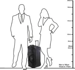 Enrico Benetti Orlando 35303 M Reistas / Sporttas Met Wielen / Wieltas 68 Liter - Zwart -Reizen Verkoopwinkel 1200x1114 15