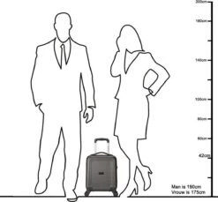 Decent Handbagage Koffer / Trolley / Reiskoffer - 42 Cm - 24 Liter - ABS - Maxi Air - Champagne -Reizen Verkoopwinkel 1200x1114 2