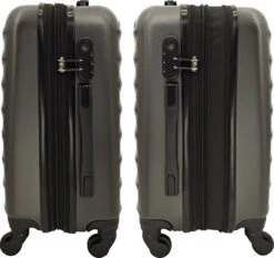 SB Travelbags Kofferset - 2 Delige 'Expandable' Koffer - Donker Grijs - 65cm/55cm -Reizen Verkoopwinkel 1200x1130 2