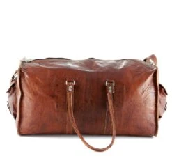 Merkloos Reistas Van ECHTE LEER - Sporttas - Weekendtas MALAGA Echte Leder - Cognac Bruin -HANDGEMAAKTE VINTAGE STIJL Duffel Tas -Reizen Verkoopwinkel 1200x1138 1