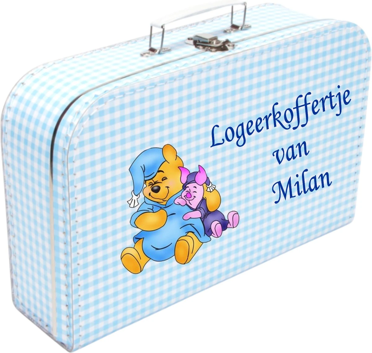 Logeerkoffer Ruit - Kinderkoffer- Kraamcadeau - Geboortecadeau - Opa En Oma 1 Logeerkoffer Ruit - Kinderkoffer- Kraamcadeau - Geboortecadeau - Opa En Oma