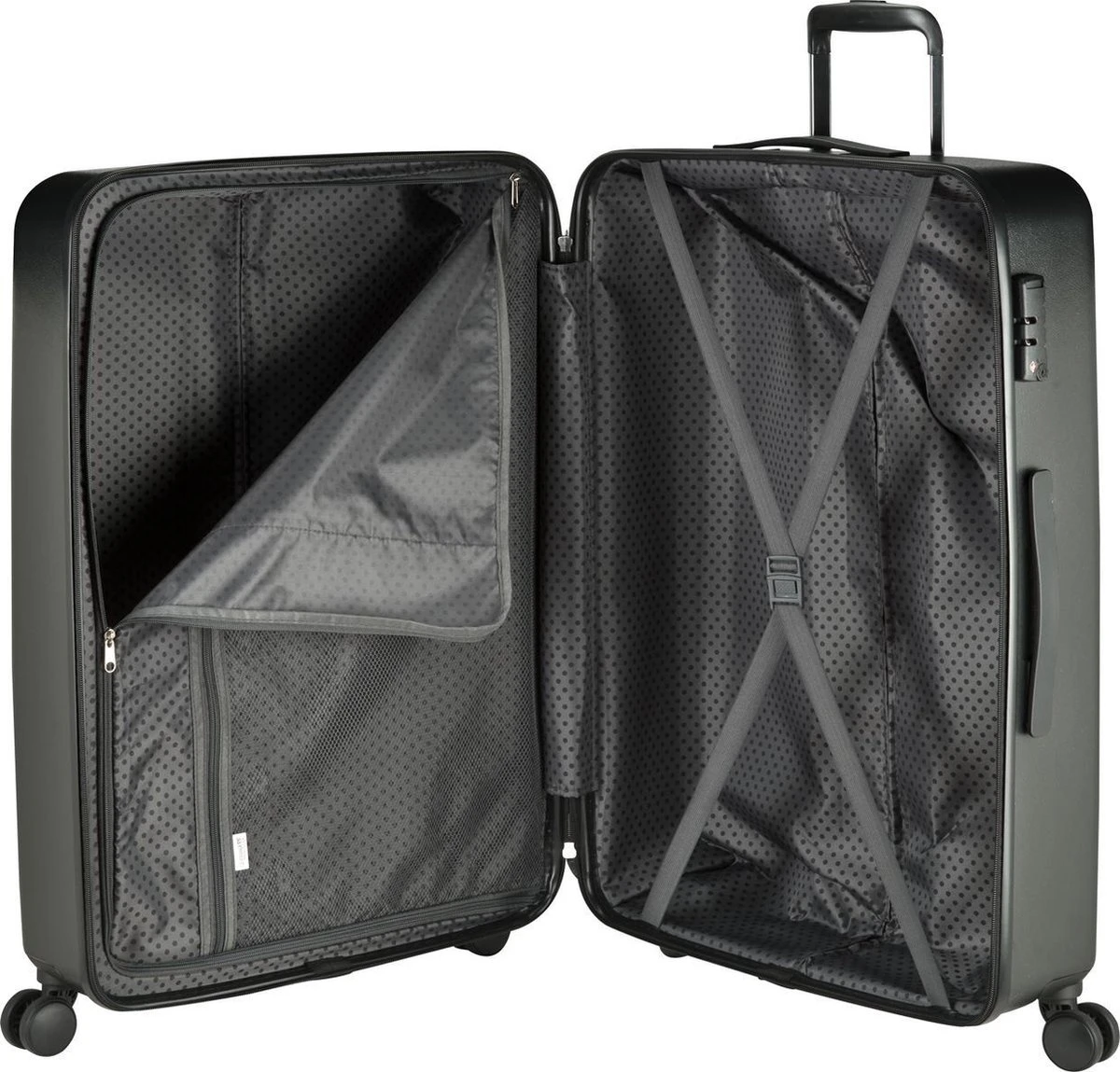 Princess Traveller Harlem - Reiskoffer - Zwart - L - 76cm 4 Princess Traveller Harlem - Reiskoffer - Zwart - L - 76cm - Afbeelding 4