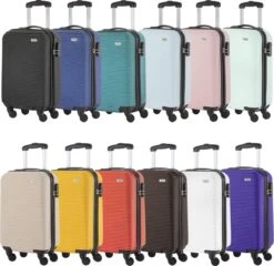 TravelZ Horizon Handbagagekoffer - 54cm Handbagage Trolley Met Gevoerde Binnenkant - Groen -Reizen Verkoopwinkel 1200x1164