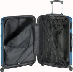 Princess Traveller Madeira - Reiskoffer - Donkerblauw - M - 66cm -Reizen Verkoopwinkel 1200x1177 1