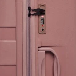 ©TROLLEYZ - Paris No.5 - Kofferset 2 Delig - 55+78cm Met TSA Slot - Dubbele Wielen - 360° Spinners - 100% Polypropyleen - Reiskoffers In Rose Blush -Reizen Verkoopwinkel 1200x1200 1019