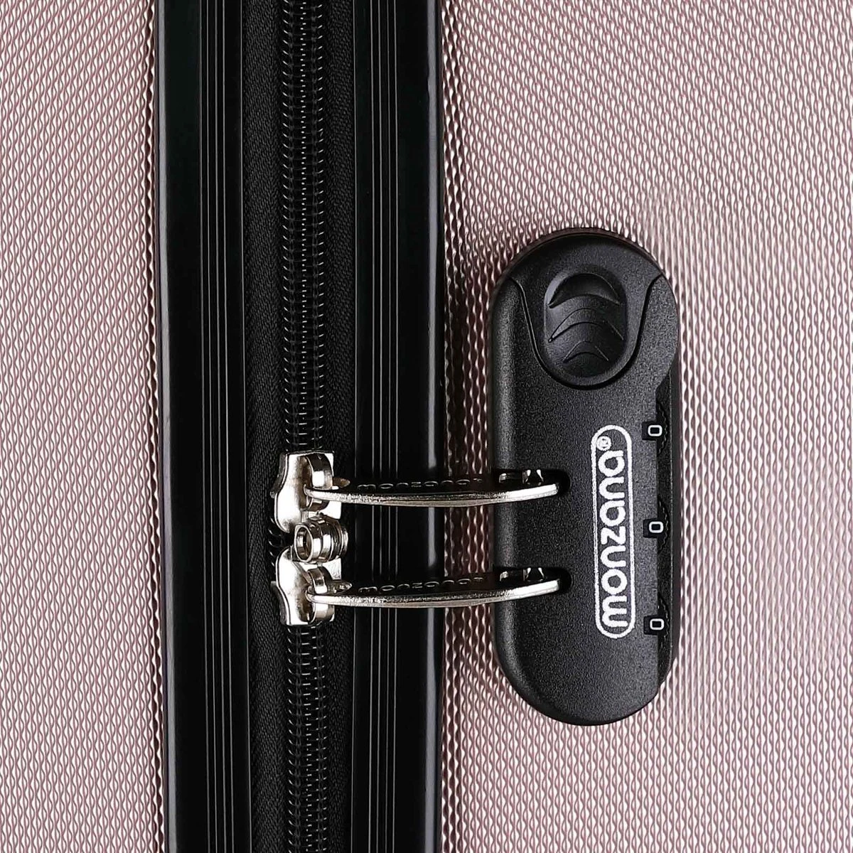 Monzana Hardcase Kofferset 4 Delig - Baseline Beautycase/M/L/XL - Rosé 6 Monzana Hardcase Kofferset 4 Delig - Baseline Beautycase/M/L/XL - Rosé - Afbeelding 6