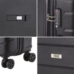TravelZ Big Bars Kofferset - Trolleyset 3-delig Met TSA-slot - Zwart -Reizen Verkoopwinkel 1200x1200 1039