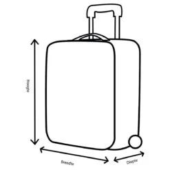 Dermata Pilotenkoffer Nylon 1340NY Zwart -Reizen Verkoopwinkel 1200x1200 1062