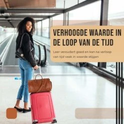 JeRie Weekendtas Voor Dames En Heren - Reistas Handbagage - 100% Echt PU Leer - Sporttas - Duffel Bag - Tas - Bruin -Reizen Verkoopwinkel 1200x1200 1073