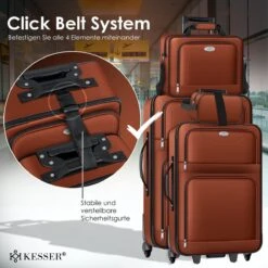 Merkloos Trolley Suitcase Set, Handbagage / Lightweight 4 Rolls Carry-on Trolley Suitcase Board Luggage Cabin Trolley Travel Suitcase Luggage, -Reizen Verkoopwinkel 1200x1200 1140