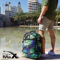 CabinMax Metz Reistas– Handbagage 44L- Rugzak – Schooltas - Backpack 55x40x20cm – Lichtgewicht - Zwart (MZ BK) -Reizen Verkoopwinkel 1200x1200 1170