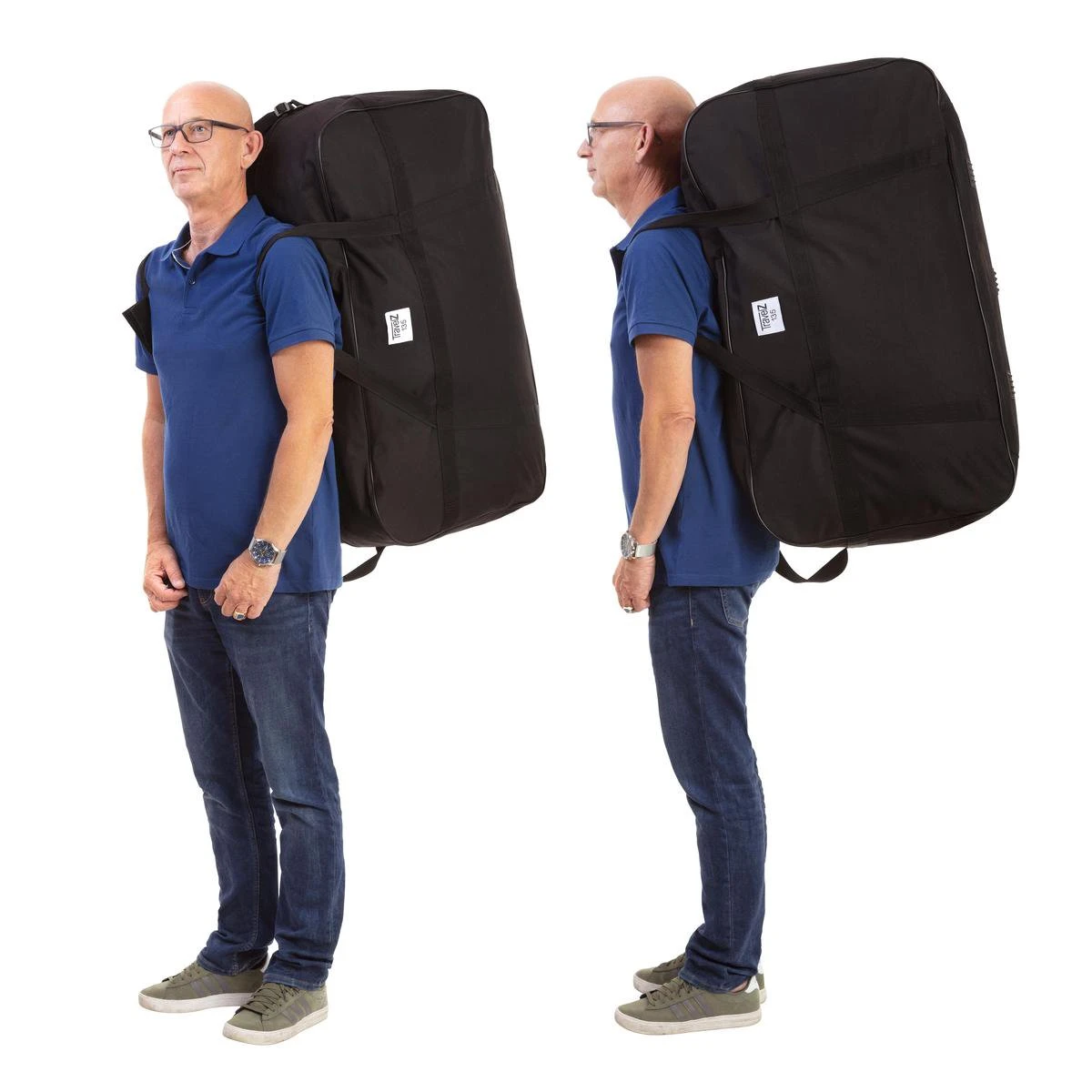 TravelZ Grote Reistas XL - 135 Liter Sporttas 82x35x47cm - Opbergtas 4 TravelZ Grote Reistas XL - 135 Liter Sporttas 82x35x47cm - Opbergtas - Afbeelding 4
