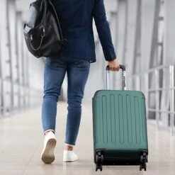 TRVLMORE Koffer - Handbagage - 54x36x20cm - 38L - Donkergroen -Reizen Verkoopwinkel 1200x1200 168