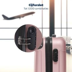 TRVLMORE Koffer - Handbagage - 54x36x20cm - 38L - Roségoud -Reizen Verkoopwinkel 1200x1200 175