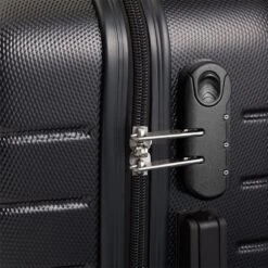 Swiss Alpine 2.0 - Handbagage Koffer - 55x35x20 Cm - 4 Wielen - Zwart -Reizen Verkoopwinkel 1200x1200 25