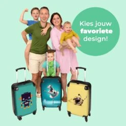 NoBoringSuitcases.com® Koffer - Koe - Ballet - Rok - Portret - Dieren - Trolley Op Wieltjes - Handbagagekoffer - Past Binnen 55x40x20 Cm En 55x35x25 Cm - Reiskoffer -Reizen Verkoopwinkel 1200x1200 346