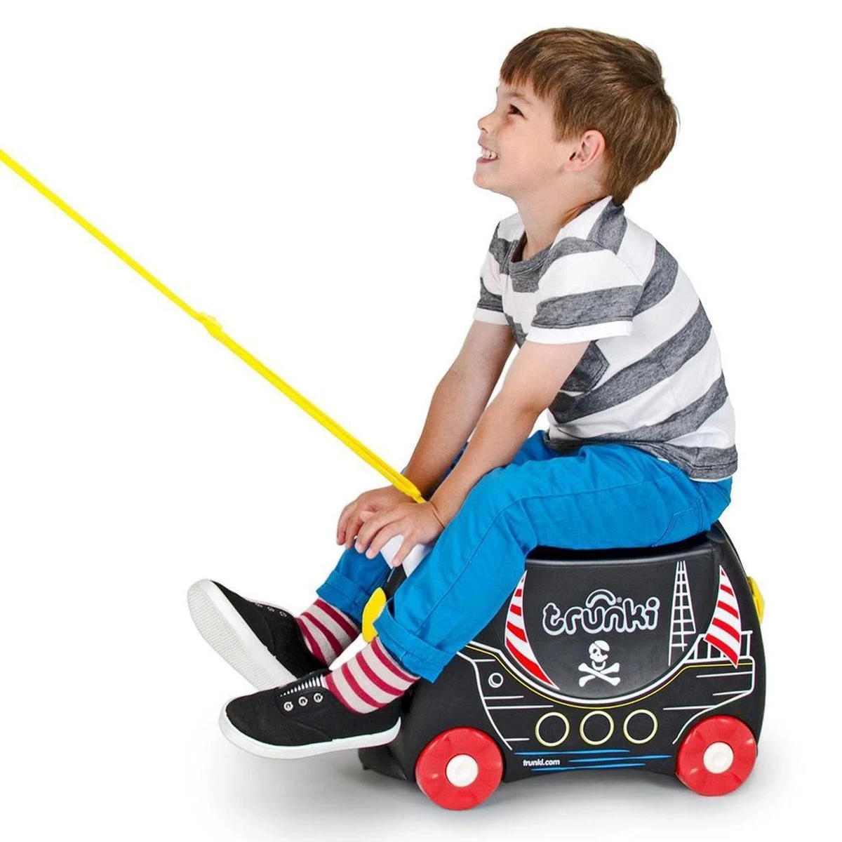 Trunki Ride-On Handbagage Koffer 46 Cm - Piraat Pedro 5 Trunki Ride-On Handbagage Koffer 46 Cm - Piraat Pedro - Afbeelding 5