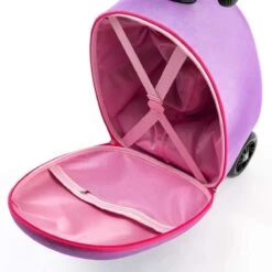 Kinderstep | Reiskoffer Met Wielen - FDBW - Koffer Kinderen | Paarse Eenhoorn | Step Met 3 Wielen - Bouncy Box 50 Kilo 40x20x25 Cm + Nekkussen Vliegtuig -Reizen Verkoopwinkel 1200x1200 366