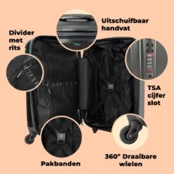 NoBoringSuitcases.com® Koffer - Beer - Rok - Ballet - Licht - Portret - Trolley Op Wieltjes - Reiskoffer - Past Binnen 55x40x20 Cm En 55x35x25 Cm - Handbagagekoffer - Fotokoffer -Reizen Verkoopwinkel 1200x1200 382